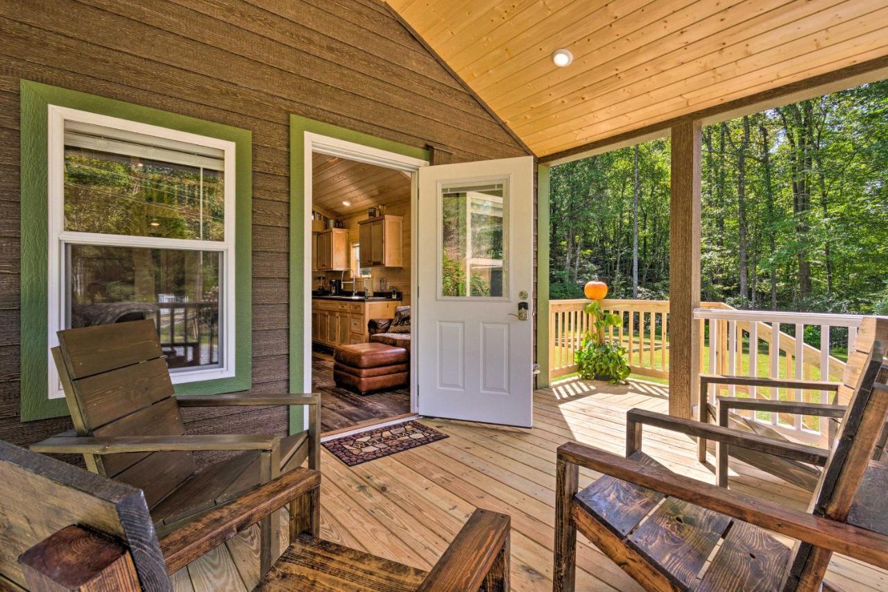 Quaint Mtn Cabin Tiny Living Near Big Adventure Brevard Kültér fotó